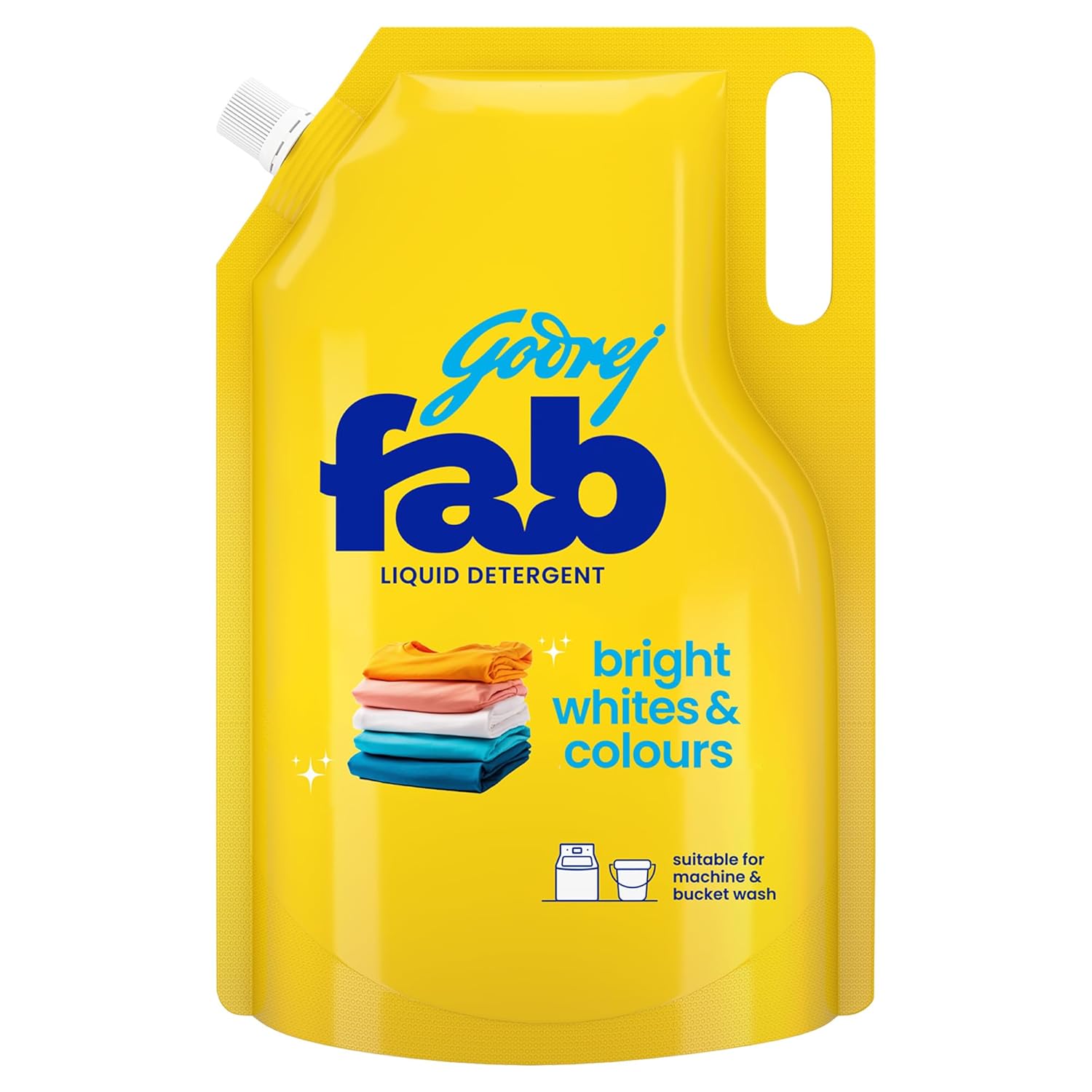 Godrej Fab Machine & Hand Wash Detergent Liquid Refill Pouch